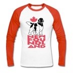 long sleeve shirt with canadian giant dog 