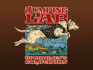 jumping labrador